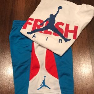 Michael Jordan Boys Shorts Size 6-7 and Shirt